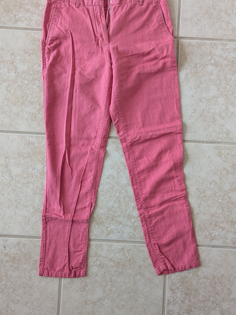 GAP Women's Coral Pink Casual Trousers